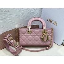 Dior Micro Lady D-Joy Bag Cannage Lambskin Pink