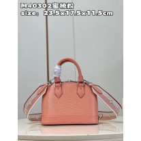 Louis Vuitton Alma Epi Leather Handbag Pink