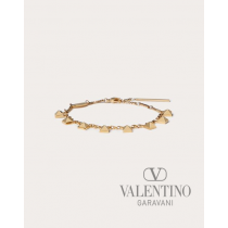 imitation valentino canada stores Metal Rockstud Bracelet for Woman in Gold