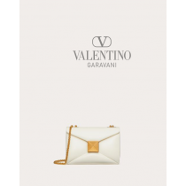 replicas valentino canada One Stud Nappa Bag With Chain for Woman in Ivory