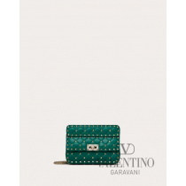 reps valentino canada locations Small Nappa Rockstud Spike Bag for Woman in Jungle