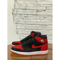 Air Jordan 1 High Crystal Covered Black Red