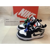 Air Jordan 1 High Sneaker Kids "Black & White" 