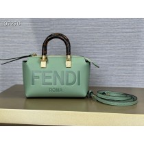 Fendi By The Way Mini Small Boston Bag Green