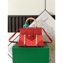 Goyard Saigon Structuré Mini Bag Goyardine Red