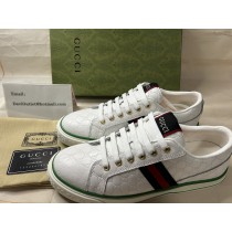Gucci Tennis 1977 'White Mini GG' Low-Top Sneakers