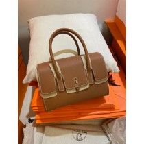 Hermès Evercolor New Drag Bag 22 Brown