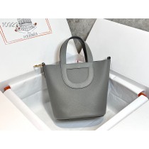 Hermes In-The-Loop 18 Bag Clemence Swift Grey