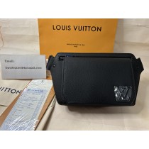 Louis Vuitton Takeoff Sling Bag LV Aerogram M57081 Black
