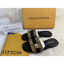 Louis Vuitton Women Flat Mule Monogram Brown