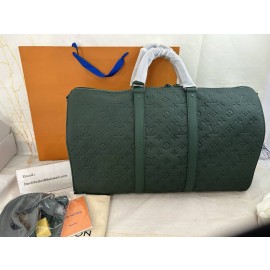 Louis Vuitton Keepall Bandoulière Travel Bag Forest Green