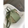 Loewe Small Hammock Bag Anagram Jacquard Calfskin Green